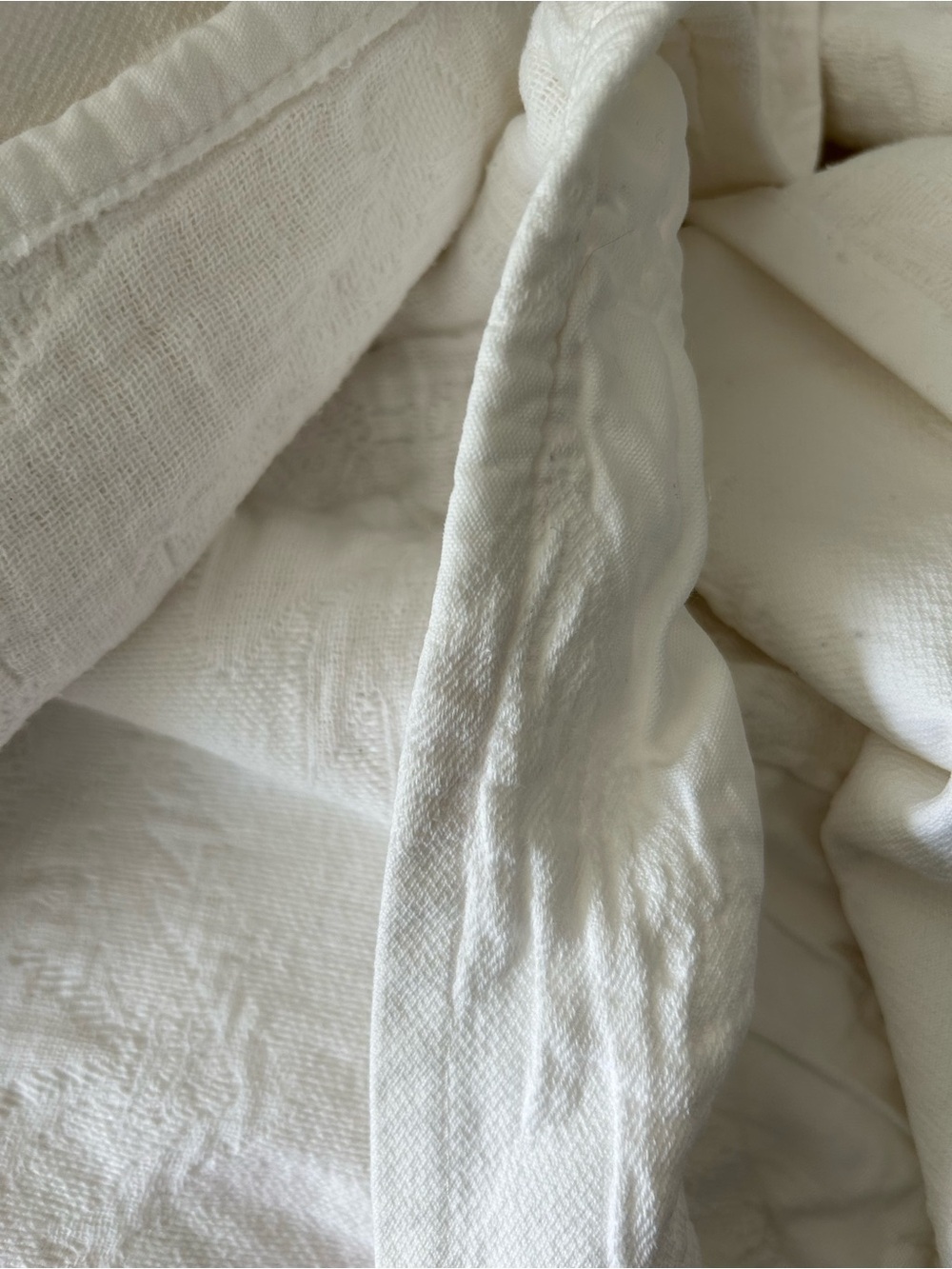 Ralph Lauren Matelasse White Quilted Bedspread Size Full - Picture 7 of 7